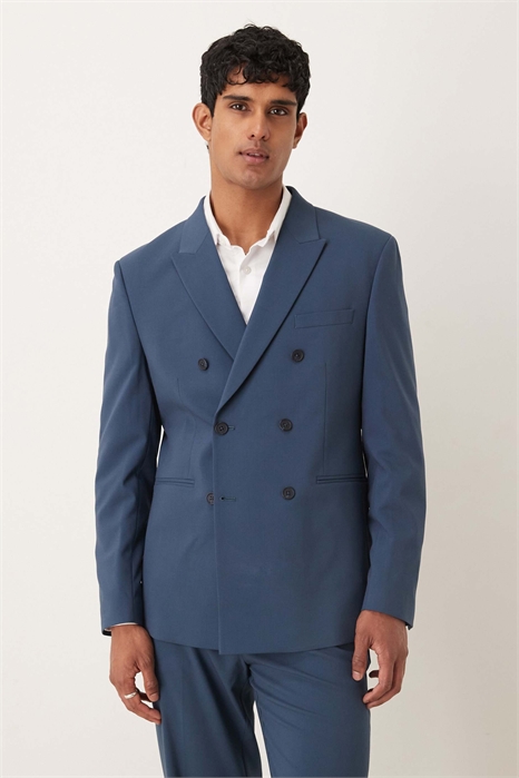 Двубортный пиджак классического кроя артикул 142911906