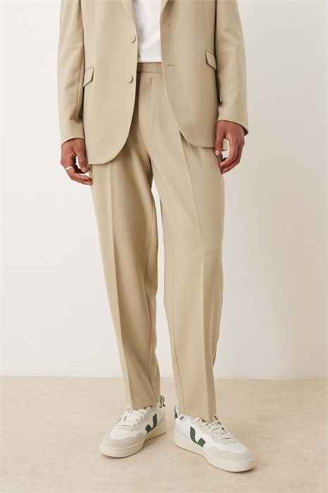 Брюки-кльош свободного кроя артикул 142911885