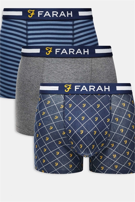 Боксеры с логотипом на жаккардовом поясе, упаковка из 3 штук артикул 150782414