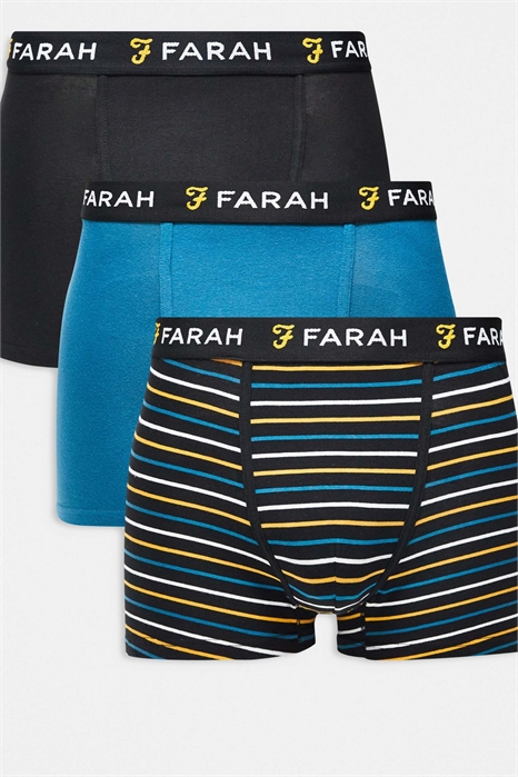 Боксеры с логотипом на жаккардовом поясе, упаковка из 3 штук артикул 150782415