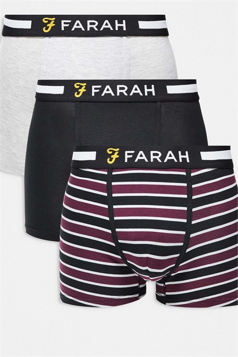 Боксеры с логотипом на жаккардовом поясе, упаковка из 3 штук артикул 150782413