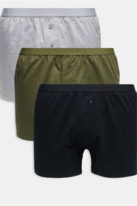 Набор из 3-х пар боксеров из джерси артикул 152596297