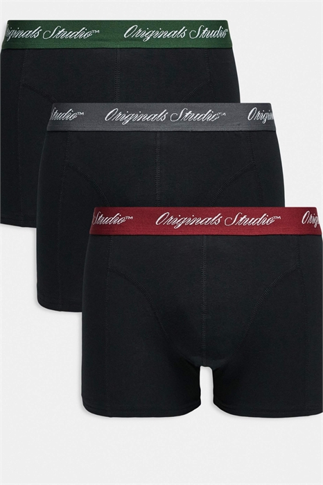 Набор из 3 плавок с логотипом в виде надписи на поясе артикул 150432790