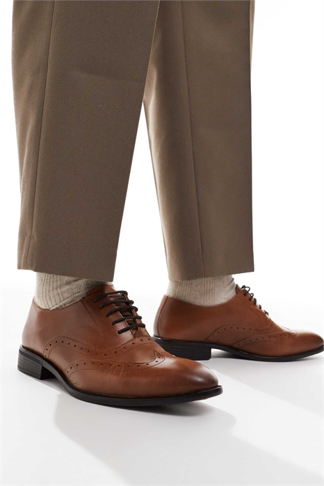 Туфли-броги на шнурках артикул 139343877
