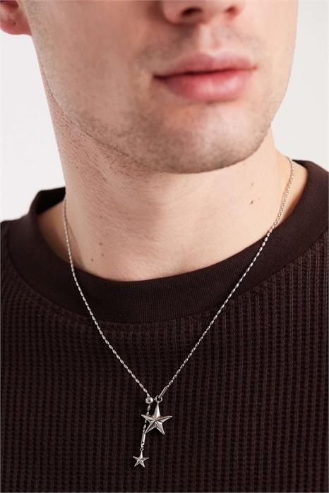 Водонепроницаемое регулируемое колье с подвеской в форме звезды из нержавеющей стали артикул 153831974