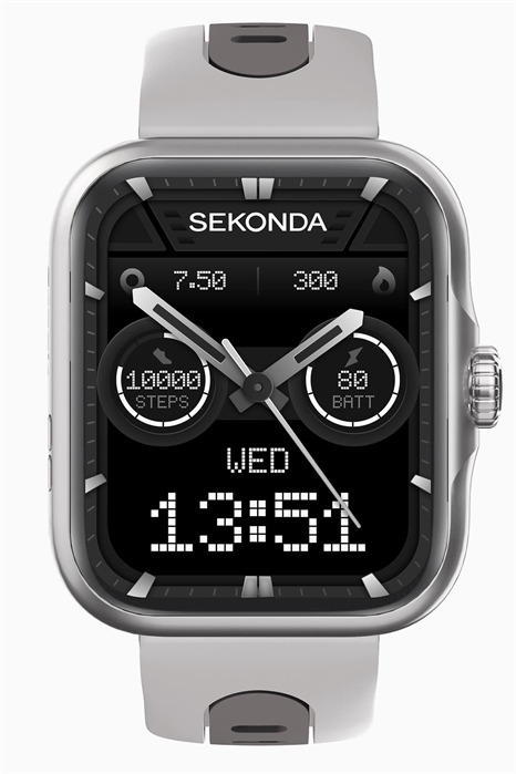 Часы Sekonda Motion Pro 39 мм, прямоугольные, серебристые артикул 149071282