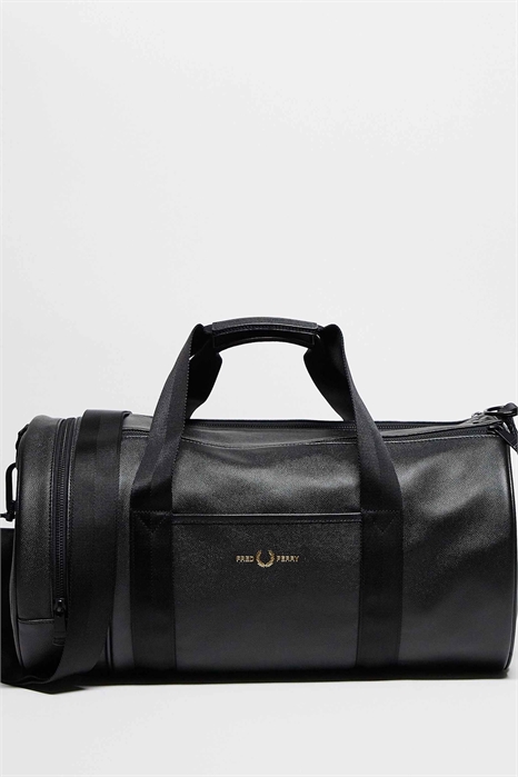 Классическая сумка-бочонок из кожи скотчгрейн артикул 151968516