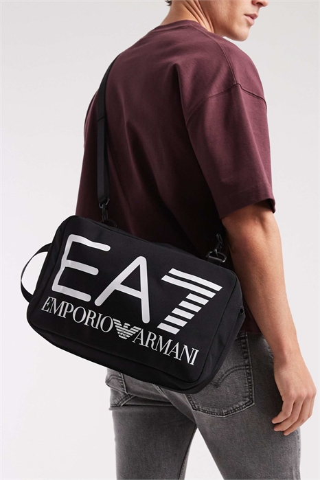 Мини-сумка с логотипом Armani EA7 артикул 153989327