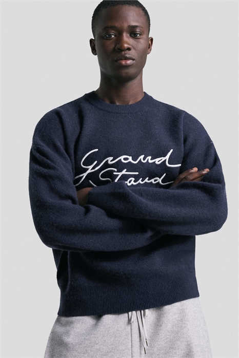 Свитер с жаккардовой вышивкой артикул 152441137