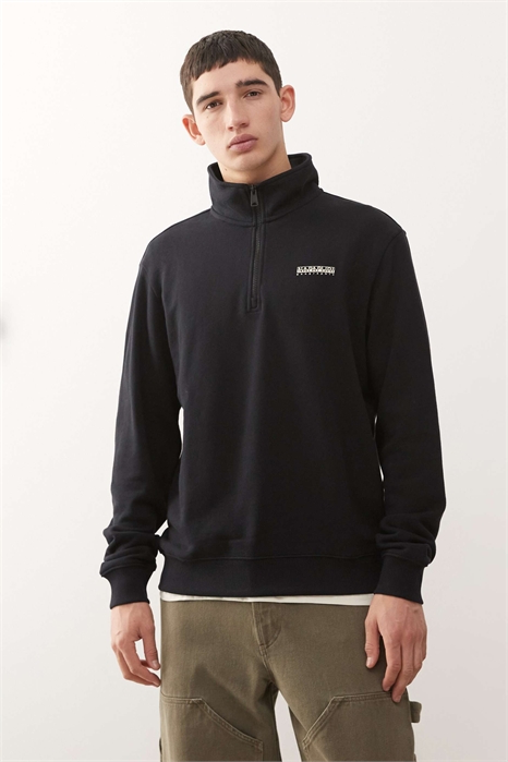 Свитшот с четвертью молнии артикул 150343452