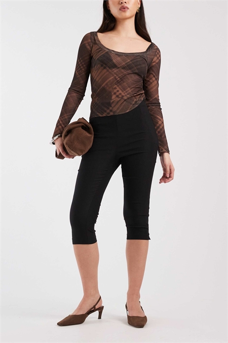 Брюки-капри индивидуального покроя артикул 154539754