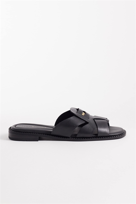 Кожаные сандалии с мотивом монеты артикул 154164162