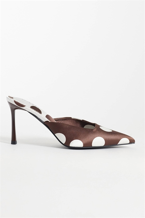 Туфли-муле на каблуке Floralio артикул 152930525