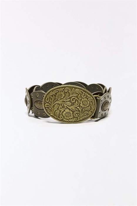Пояс с медальоном артикул 156383654