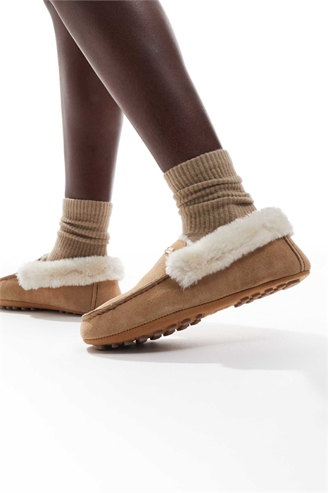Тапочки-мокасины из шерпы артикул 149730050