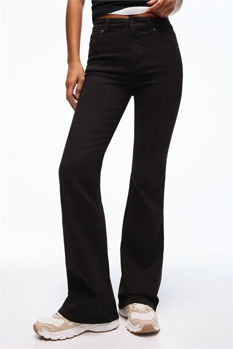 Джинсы-клёш небольшого размера артикул 155474835