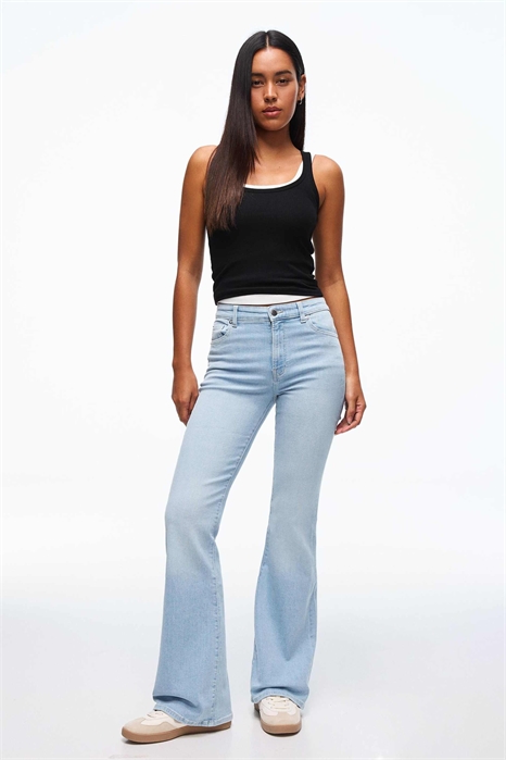 Джинсы-клёш небольшого размера артикул 155474874