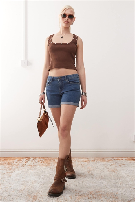 Джинсовые шорты Debby артикул 139175095