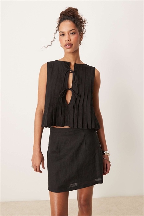 Топ из льна от Valeria Tie артикул 141104577