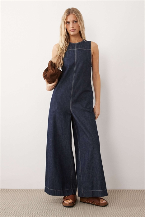 Комбинезон «Do no wrong» из синего денима артикул 154704958