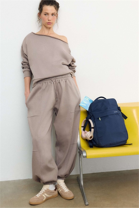 Свитшот с круглым вырезом артикул 155639588