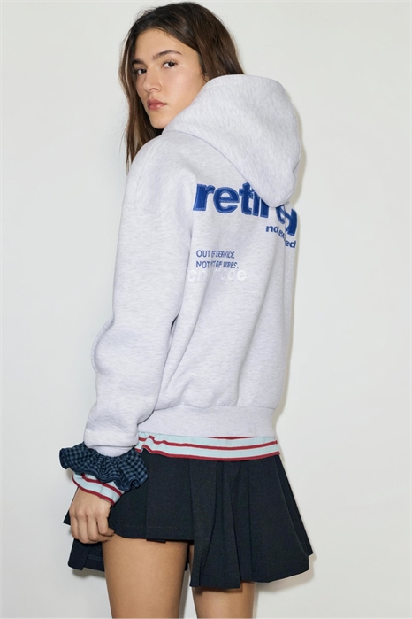 Толстовка с изображением звезды и слоганом артикул 155003038