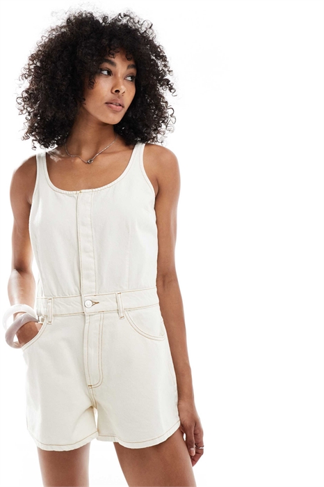 Джинсовый комбинезон А-силуэта артикул 147904629