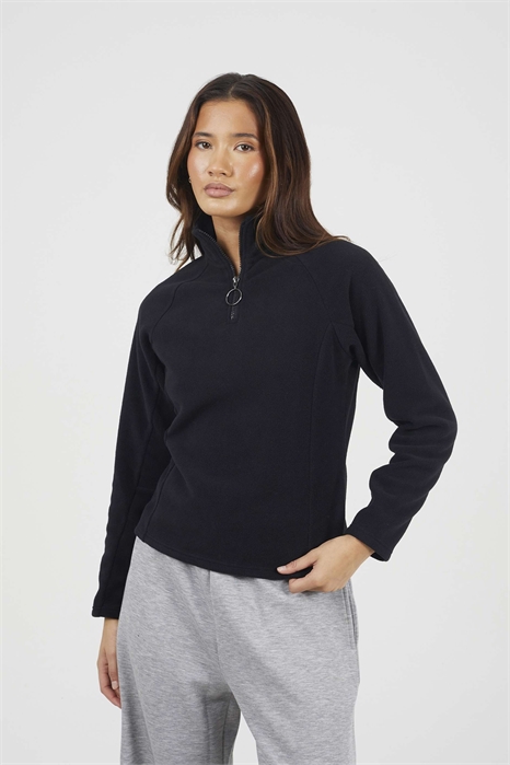 Свитшот из флиса с четвертью молнии артикул 153738601