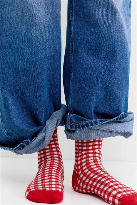 Носки в клетку артикул 156464545