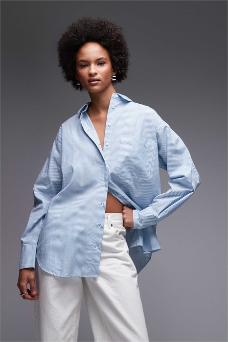 Рубашка свободного кроя артикул 134010122