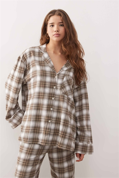 Рубашка свободного кроя co-ord артикул 152420556
