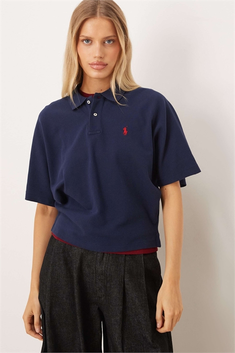 Трикотажная рубашка-поло артикул 152897667