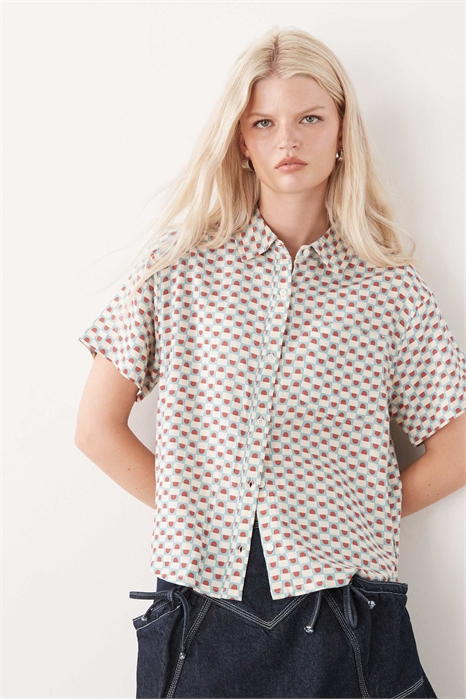 Рубашка с короткими рукавами Nauti артикул 150993933