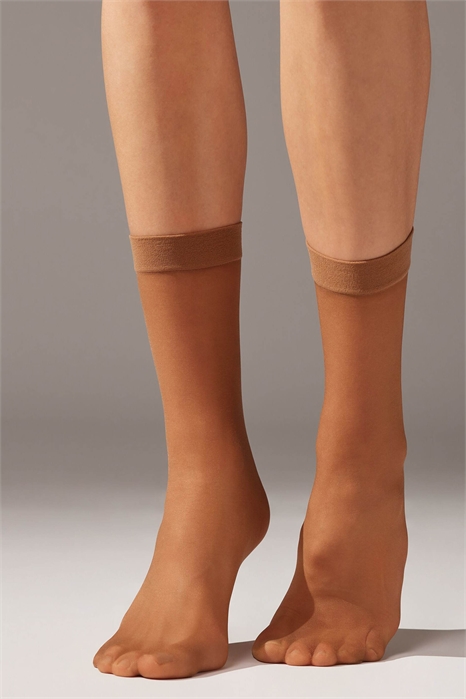 Прозрачные носки плотностью 20 ден артикул 153263133