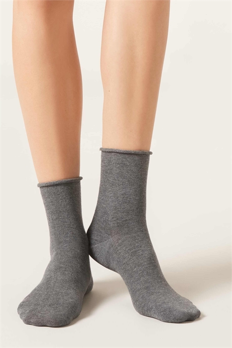 Неэластичные хлопковые носочки до щиколотки артикул 155278614