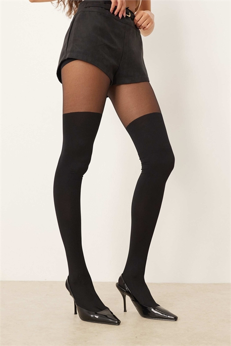 Короткий колготки выше колена с поддержкой ягодиц и живота артикул 148916039