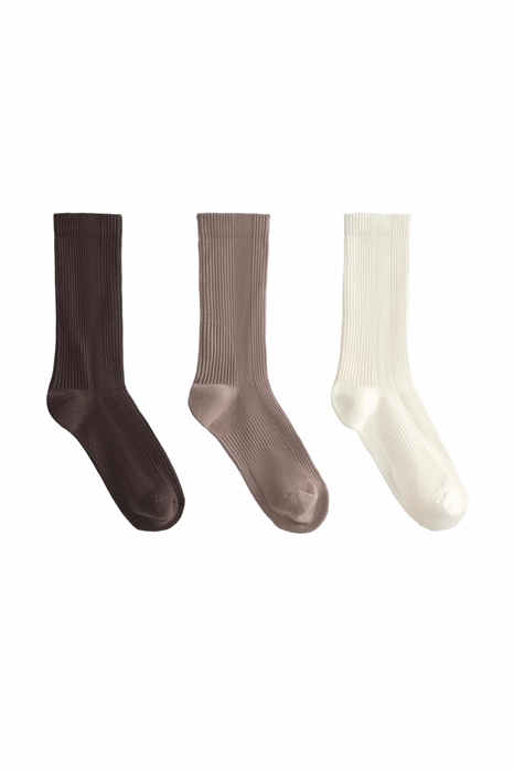 3 пары классических спортивных носков из смесовой ткани с полиамидом артикул 155533028