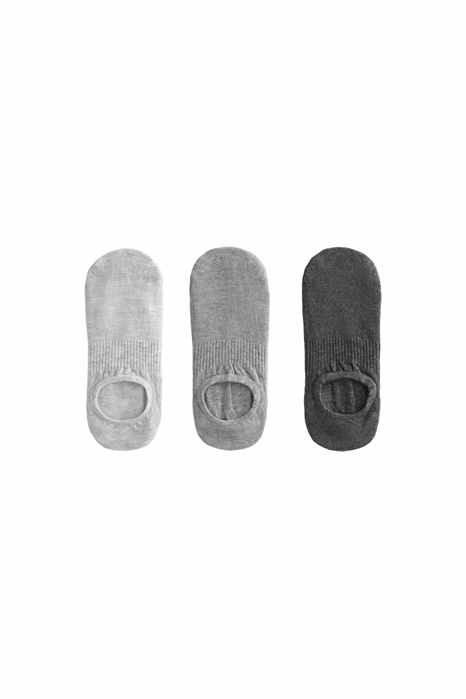 3 пары высоких спортивных носков из смешанной хлопковой ткани с невидимой резинкой артикул 155536410