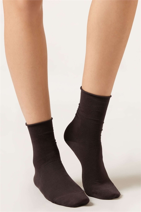 Неэластичные хлопковые носочки до щиколотки артикул 155278608