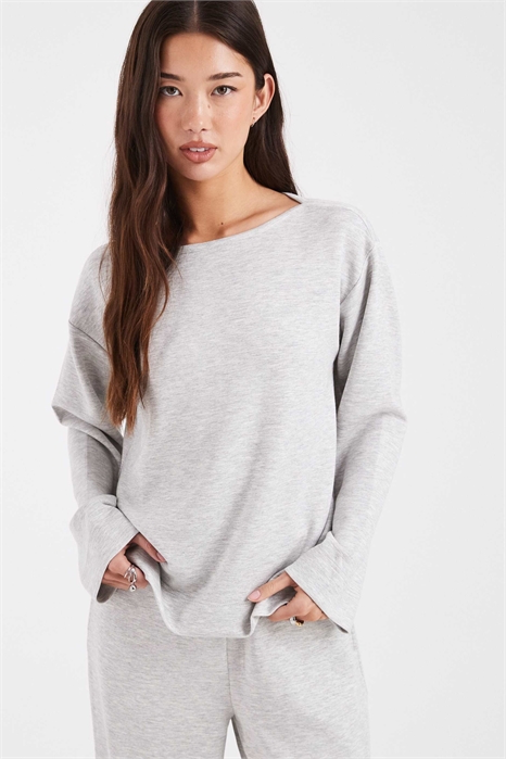 Толстовка из мягкого джерси с лодочным вырезом co-ord артикул 151963731