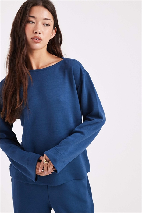 Толстовка из мягкого джерси с лодочным вырезом co-ord артикул 151963732