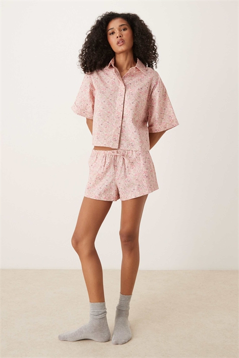 Шорты из ткани «Джорджи» в стиле «микс-энд-матч» артикул 144537689