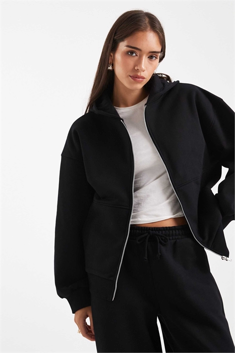 Капюшонная кофта премиум-класса с застежкой-молнией, плотность ткани 500 г/м² артикул 149051862