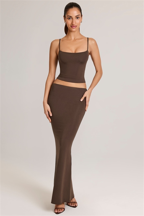 Макси-юбка из джерси Avenley с заниженной талией co-ord артикул 154262069