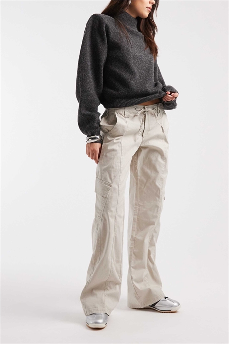 Брюки-карго с низкой посадкой артикул 147326818