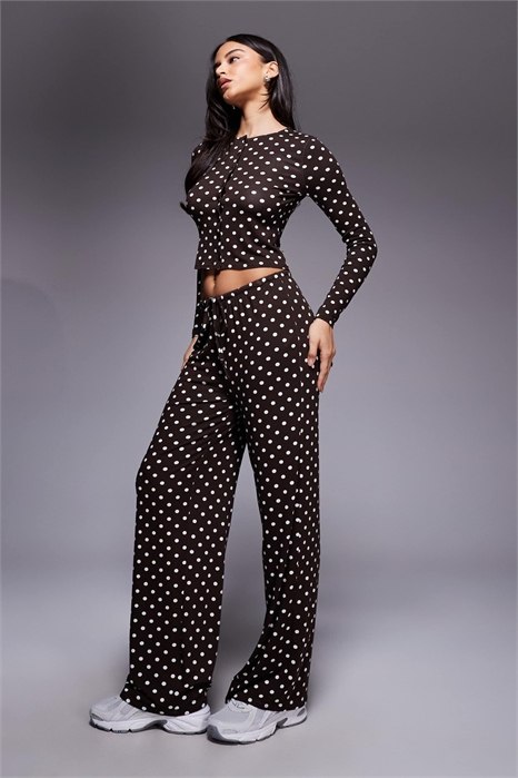 Эксклюзивные брюки из сверхмягкого джерси на шнурке co-ord артикул 152700356