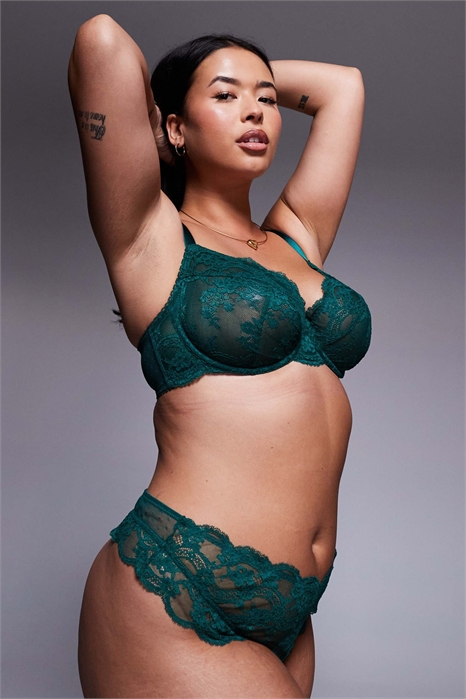 ASOS DESIGN Curve — кружевные стринги Lola артикул 146739932