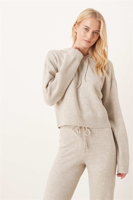 Свободная вязаная толстовка с капюшоном co-ord артикул 149248940