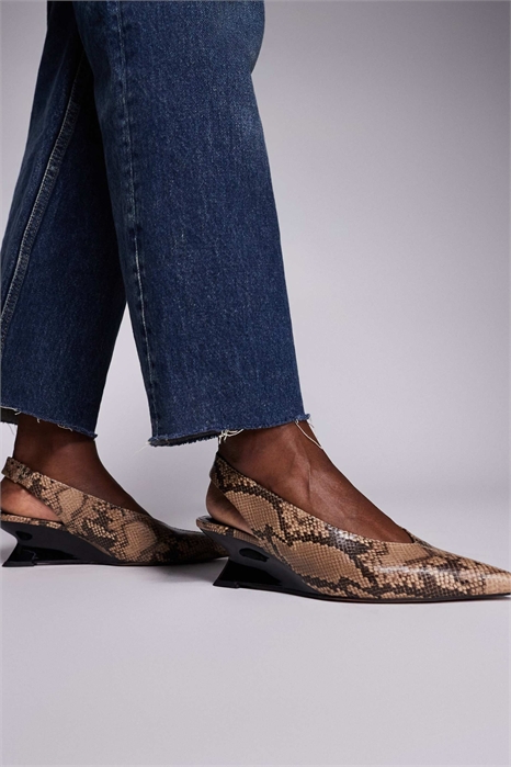 Туфли на танкетке с открытой пяткой от Sierra артикул 151997415