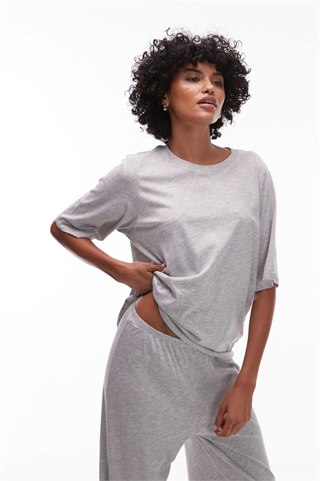 Комбинируйте верхнюю часть пижамы из хлопковой футболки артикул 144910256